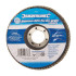 Disque à Lamelles en Corindon 115 mm - Grain 80 - Idéal pour Ponçage Précis - Silverline