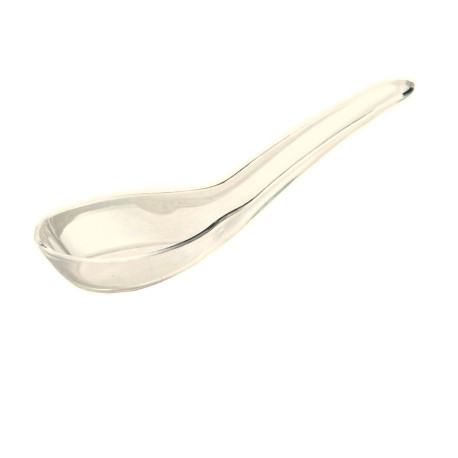 50 Chinese spoons 1.7 cl 120 x 38 x Ht. 32 mm reusable, recyclable 100% French - Clear - D-Work