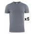 T-Shirt Manches Courtes de Travail Carver - Taille 4XL - Émeraude - Résistant et Confortable - NINE WORTHS