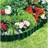 Bordatura ondulata flessibile per giardino verde scuro altezza 15 cm x lunghezza 9 metri in PVC e anti-UV D-Work
