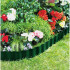 Flexible Wavy Garden Edging Dark Green Height 15cm x Length 9 Metres in PVC and Anti UV - D-Work