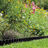 Bordure De Jardin Flexible Ondulée Noire Hauteur 15cm x Longueur 9 Mètres en PVC et Anti UV - D-Work