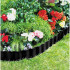 Borde de jardín ondulado negro flexible Altura 15cm x Longitud 9 Metros en PVC y Anti UV - D-Work