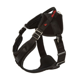 Harnais de travail à boucle Vero-plus pour chien taille M (68-85cm) avec poignée pour sport canin - 1148-BLACK - ABC Sport Klin