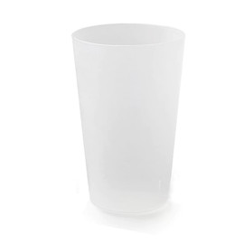 Juego de Vasos de Polipropileno Reutilizables y Reciclables sin BPA 33 cl (25 utilizables) - Translúcidos - D-Work