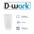 Set of Reusable and Recyclable BPA-free Polypropylene Tumblers 33 cl (25 usable) - Translucent - D-Work
