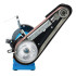 Touret à Meuler et Ponceuse à Bande 240 W - 2-en-1, Compact et Efficace - Idéal pour le Bricolage - Silverline