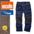 Pantalon Worker Plus Bleu Marine Taille 36 R – Confort et Durabilité – Idéal pour le Travail - Scruffs