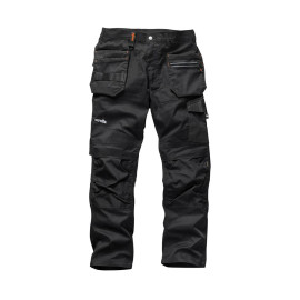 Pantalon Trade Flex Noir Taille 36 R – Confort et Flexibilité – Idéal pour le Travail - Scruffs