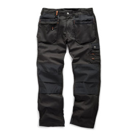 Pantalon Worker Plus Noir Taille 44 R – Confort et Résistance – Idéal pour le Travail - Scruffs