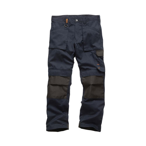 Pantalon Worker Bleu Marine Taille 46 R – Confort et Résistance – Idéal pour le Travail - Scruffs