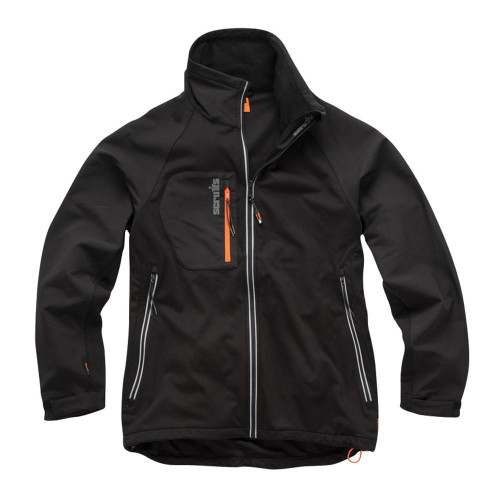 Veste Softshell Trade Flex Noire – Taille XXL – Confort et Résistance – Scruffs - Scruffs