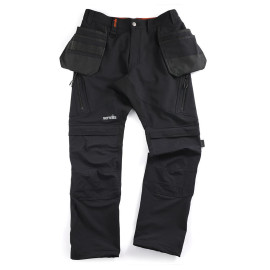 Pantalon Tech Noir Taille 50 R – Avec Poches-Étuis – Confort et Praticité - Scruffs