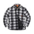 Chemise à Carreaux Rembourrée Worker XS – Noir et Blanc – Confort et Style – Scruffs - Scruffs