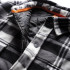 Chemise à Carreaux Rembourrée Worker XS – Noir et Blanc – Confort et Style – Scruffs - Scruffs