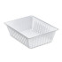 50 PET Salad Trays 1000 ml with Lid (175x166xH.66mm) Practical, Airtight and Resistant - D-Work