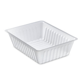 50 Salatschalen 1000 ml mit Deckel (175x166xH.66mm) aus PET Praktisch, luftdicht und widerstandsfähig - D-Work