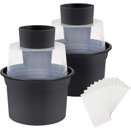 2 Pièges à Moustiques Tigre Anti-Ponte BG-GAT Reflect-Tech - Léger et Efficace - Protection Anti-Moustiques - BIOGENTS