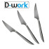 Lot de 50 Couteaux Inox Léger 18,1 cm Acier Inoxydable Alimentaire - Réutilisables - Usage Professionnel - D-Work