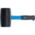 Maillet Caoutchouc 800g - Manche en Acier, Ø65 mm - Résistant et Pratique - Beast - Beast
