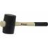 Maillet Caoutchouc 800g - Manche en Acier - D65 mm - Pratique et résistant - Beast