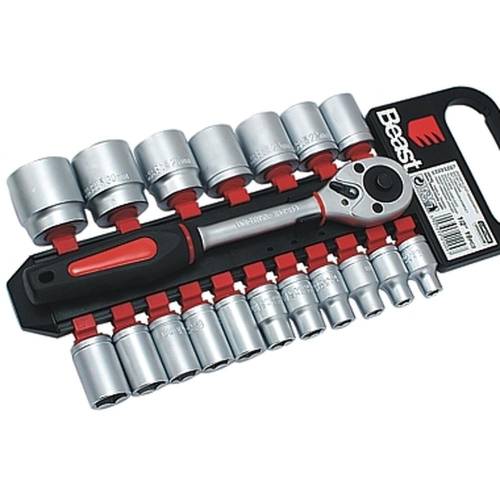 Clés à Douille 8-32 mm 1/2 - Acier - Norme CV 19X - Polyvalence et Précision - Qualité supérieure - Beast
