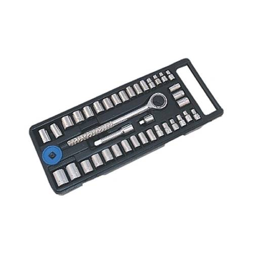 Coffret de Douilles 40 Pièces 4-13 mm - Acier, Norme 1/4''-3/8'' - Outils Pratiques et Polyvalents - Beast - Beast