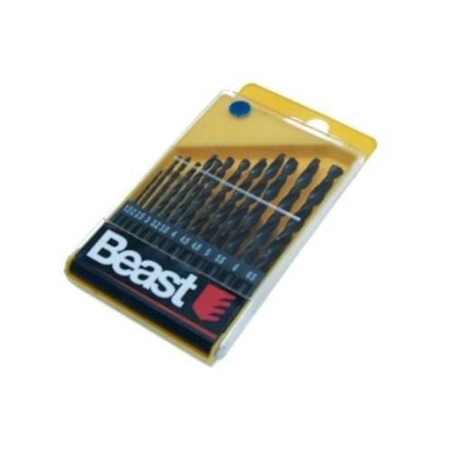 Jeu de Forets à Métaux 1.5-6.5 mm - HSS, 13 Pièces - Précision et Performance - Beast - Beast