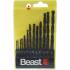 Jeu de Forets à Métaux 2-8 mm - HSS - 13 Pcs - Précision et Performance - Acier haute qualité - Beast