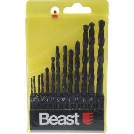 Jeu de Forets à Métaux 2-8 mm - HSS, 13 Pièces - Précision et Performance - Beast