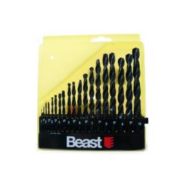Jeu de Forets à Métaux 1-10 mm - 19 Pcs - Acier HSS - Précision et Performance - Usage Professionnel - Beast