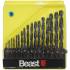 Jeu de Foret à Métaux 1-10 mm - HSS - 19 Pcs - Précision et Performance - Bricolage et artisanat - Beast