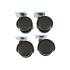 Roulettes en Plastique 40mm - PP - Lot de 4 - Résistantes et Pratiques - Usage Professionnel - Beast