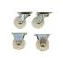 Roulettes Nylon 40 mm - Nylon 2+2 - Résistantes et Durables - Beast - Beast