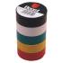 Ruban Isolant de Couleur 19mm x 10m - Lot de 5 Rouleaux - Résistant et Pratique - Beast