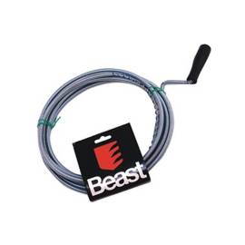 Flexible Débouche-Évier 10 m D8 mm - Chrome Plated - Évacuation Efficace et Durable - Qualité Professionnelle - Beast