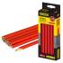 Jeu de Crayons de Menuisier 12x180 mm - Précision et Durabilité - Idéal pour le Bois - Beast