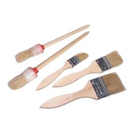 Assortiment de Pinceaux 1-2'' - 3x, No. 4-6 - Précision et Polyvalence - Beast