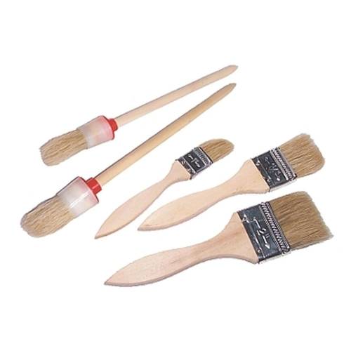 Assortiment de Pinceaux 1-2'' - 3x, No. 4-6 - Précision et Polyvalence - Beast