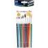 Assortiment de Pinceaux 5x - Tailles 2, 4, 6, 8, 10 - Idéal pour Peinture et Détails - Beast