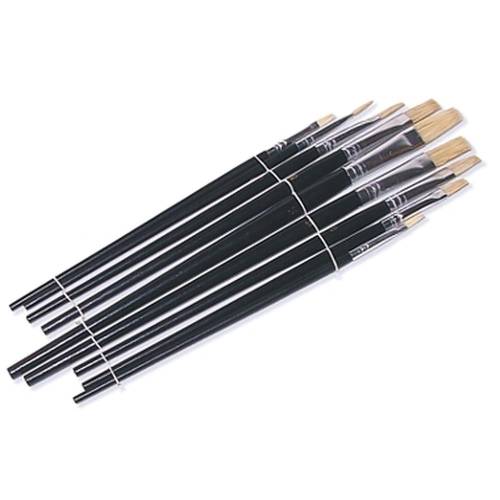 Jeu de Brosses Plates 9x - 9 Pcs - Polyvalent et Pratique - Précision et fiabilité - Usage intensif - Beast