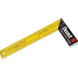 Équerre de Charpentier 350 mm - Outil de Précision - Construction et Mesure - Robuste et durable - Beast