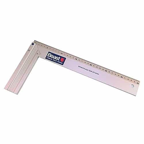 Équerre de Charpentier 350 mm - Aluminium - Précision et robustesse - Beast