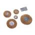 Jeu de Brosses en Fil d'Acier 1''-3'' - 5 Pcs - Polyvalent et Efficace - Qualité supérieure - Beast