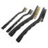 Jeu de Brosses 4x - 2x 40mm 2x 85mm en Laiton et Nylon - Polyvalent et Efficace - Usage intensif - Beast