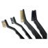 Jeu de Brosses 4x - 2x 40mm + 2x 85mm en Laiton et Nylon - Polyvalent et Efficace - Beast