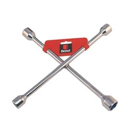 Clé en Croix 17-19-22 - 13/16'' - Acier - Usage Professionnel - Outil Pratique et Polyvalent - Beast