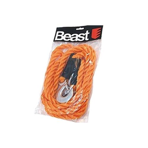 Corde de Remorquage 3000kg 18mm x 3.6m - Robuste et durable - Idéale pour le Remorquage - Beast