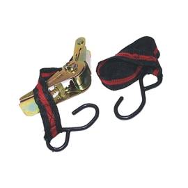 Ruban de Fixation pour Bagages 5 m - 250 kg - Avec Crochets - Sécurisé et Pratique - Acier haute qualité - Beast