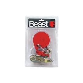 Sangle d'Arrimage à Crochets 765kg 4.5m x 50mm - Heavy Duty - Résistante et Fiable - Beast